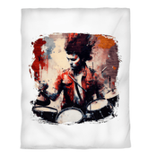 Bashing The Cymbals Fiercely Duvet Cover - Beyond T-shirts